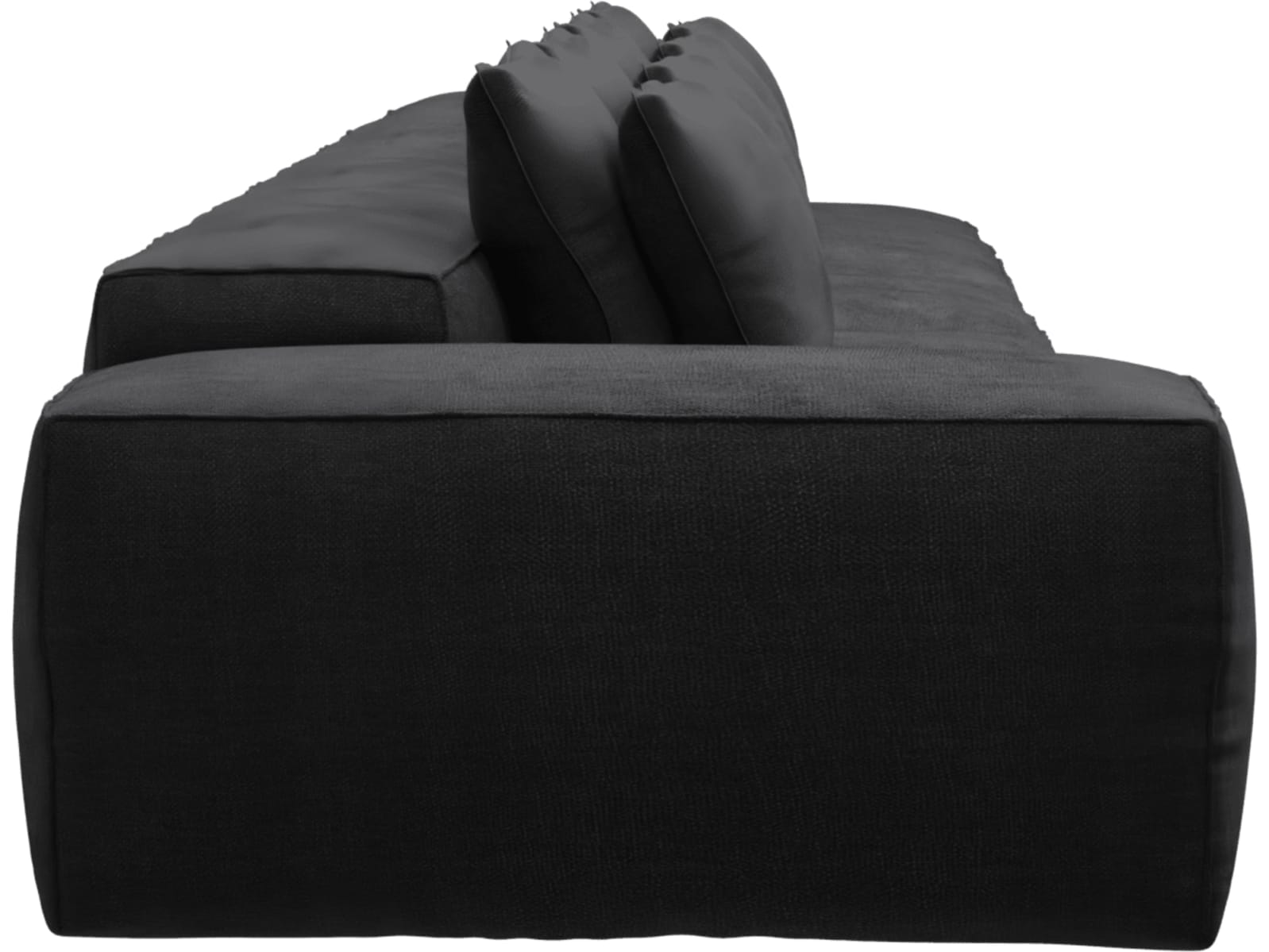 Riley Plaza Flint Grey Modular Sofa - 1x Arm, 3x Armless, 1x Right Terminal color Plaza Flint Grey