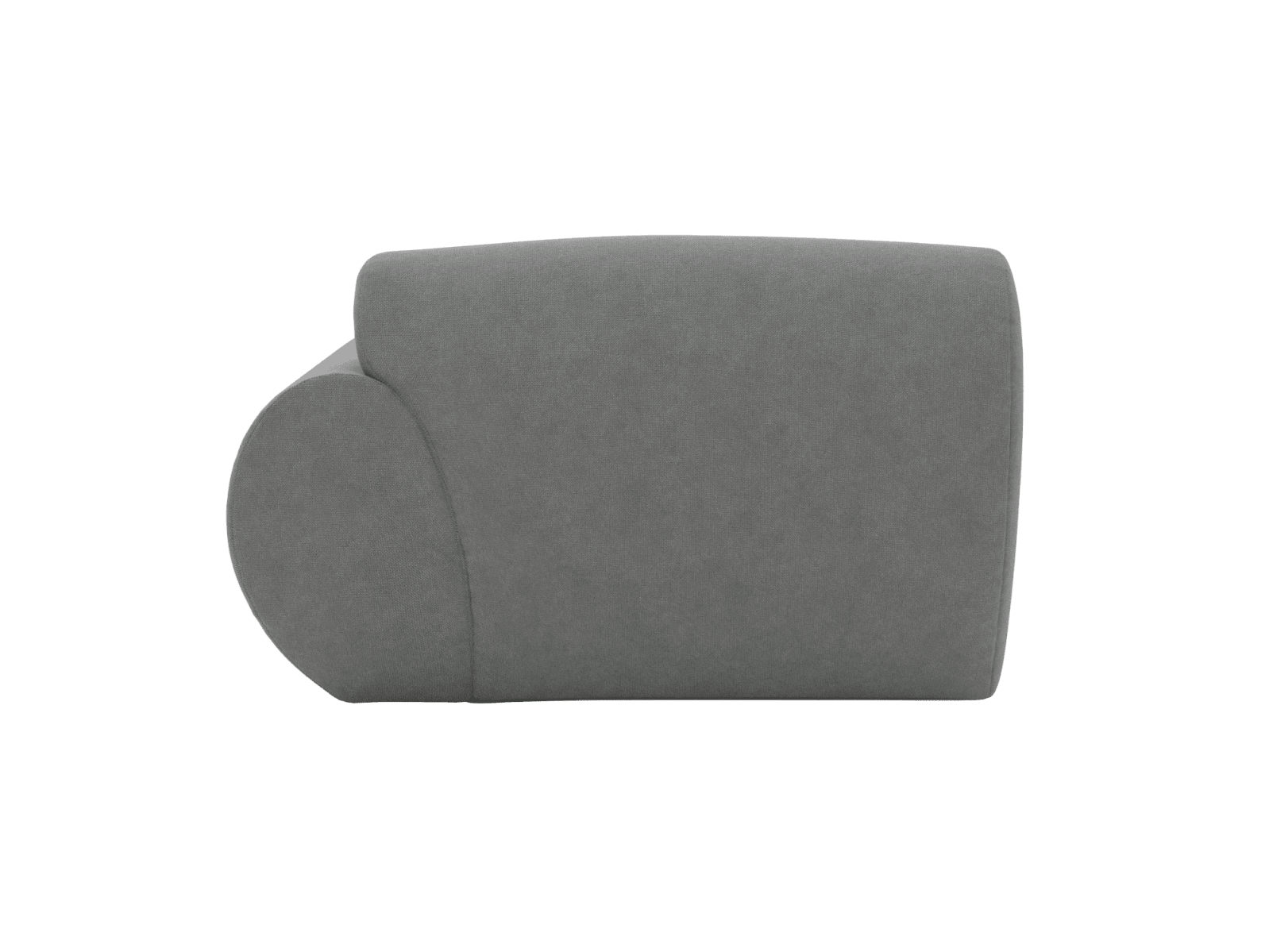 Malmo Maya Flint 1 Seat Right Arm Facing Sofa Module color Maya Flint