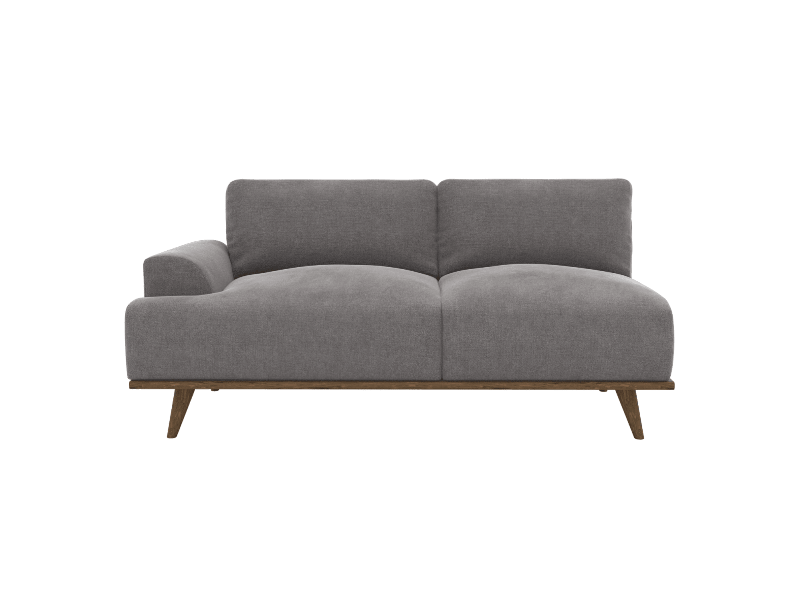 Dane Tribute Storm 2 Seat Left Facing Sofa Module color Tribute Storm