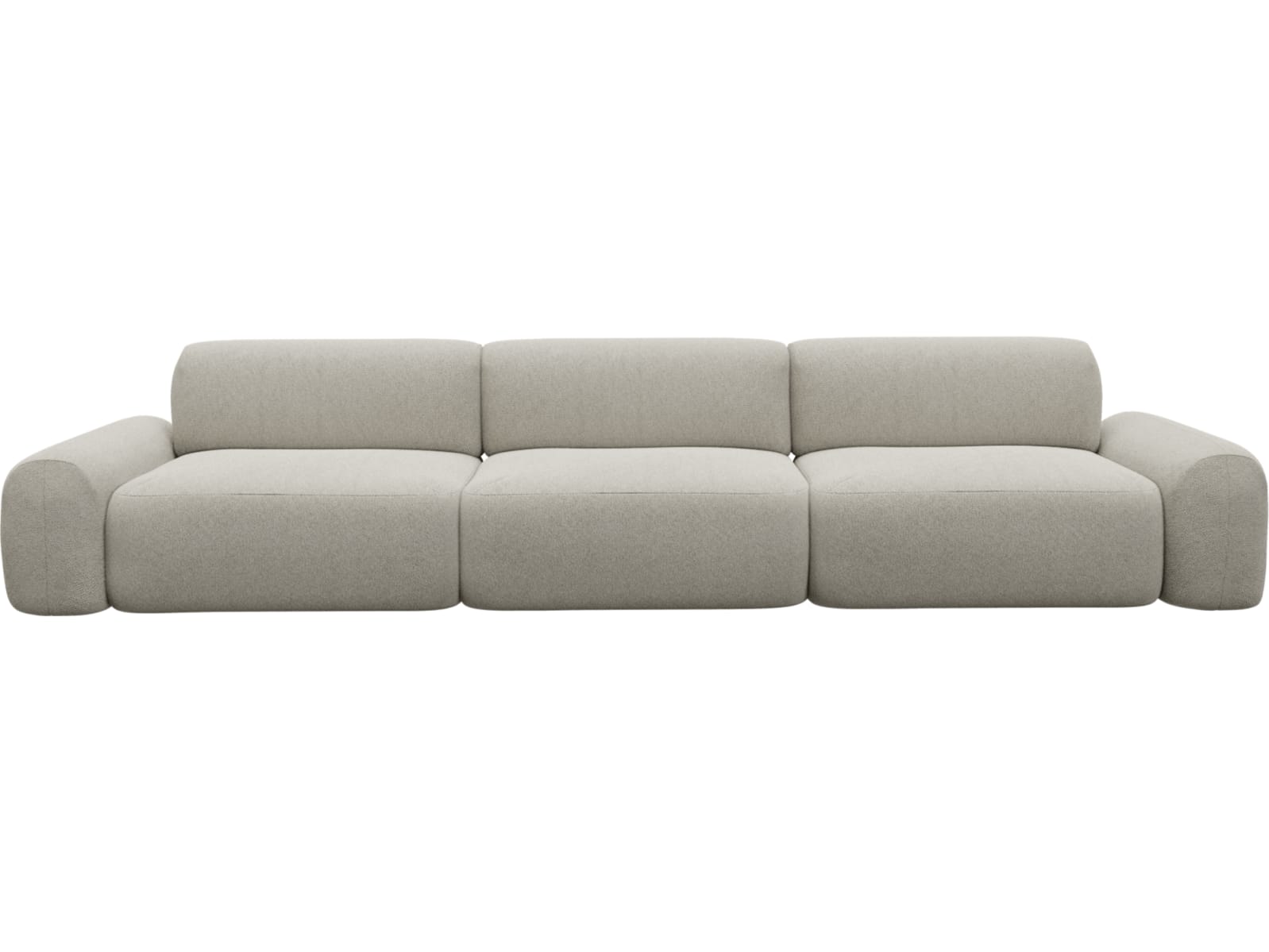 Beckett Noa Desert Modular Sofa - 3 Seater color Noa Desert