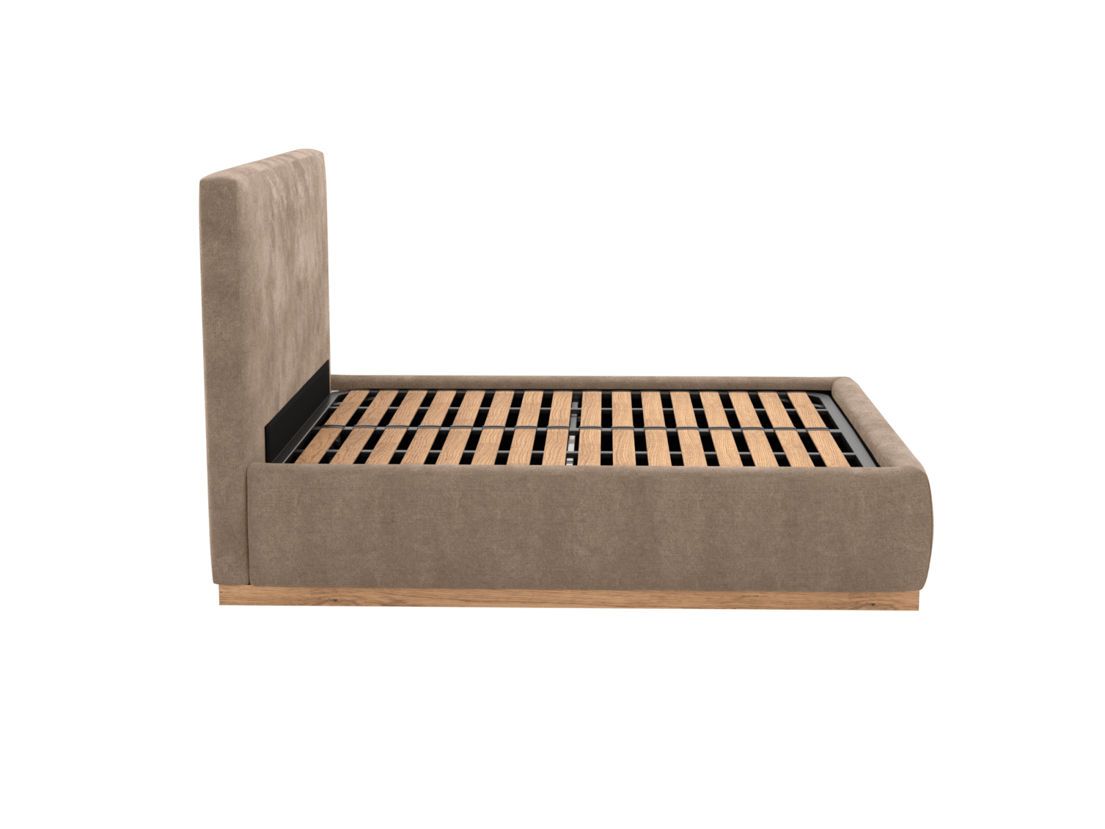 Haven Gas Lift Bed Tribute Walnut Queen color Tribute Walnut