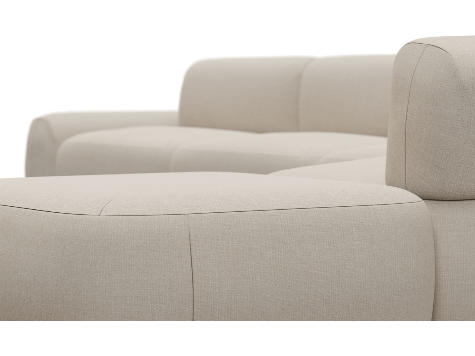 Beckett Santa Fe Sand Modular Sofa - 7 Piece color Santa Fe Sand