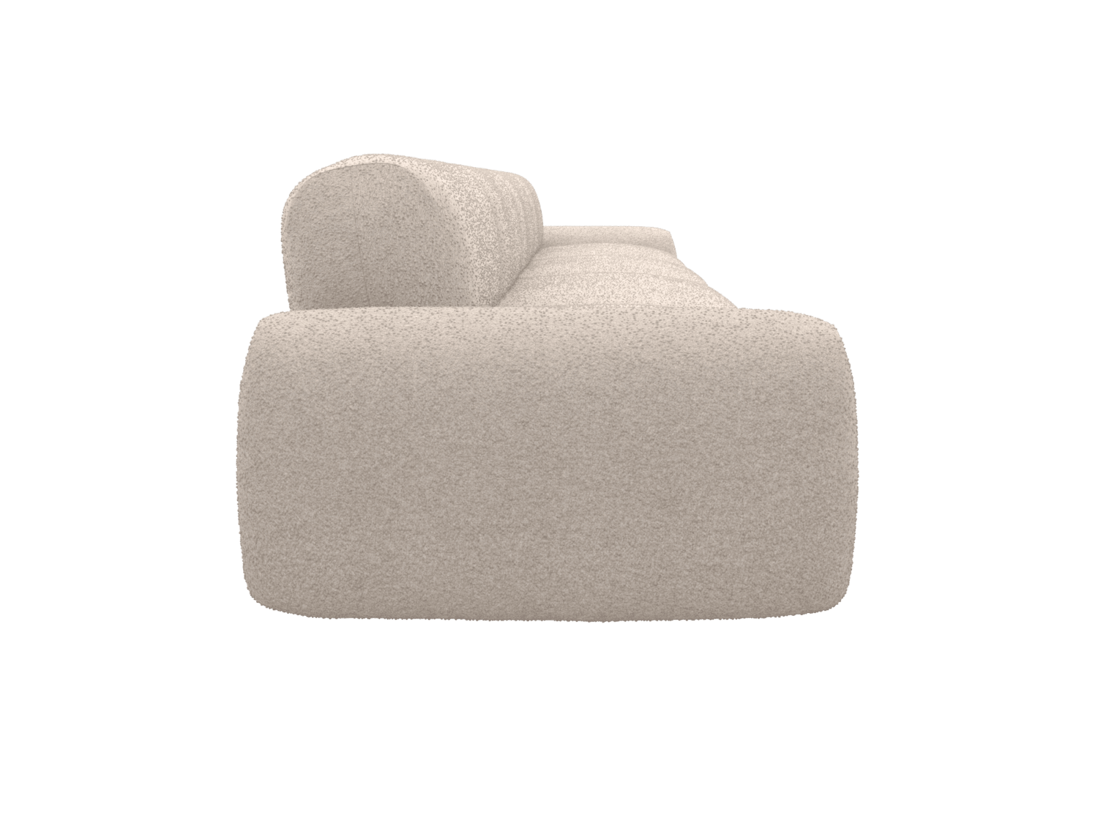 Beckett Boucle Pumice Modular Sofa - 4 Seater color Boucle Pumice