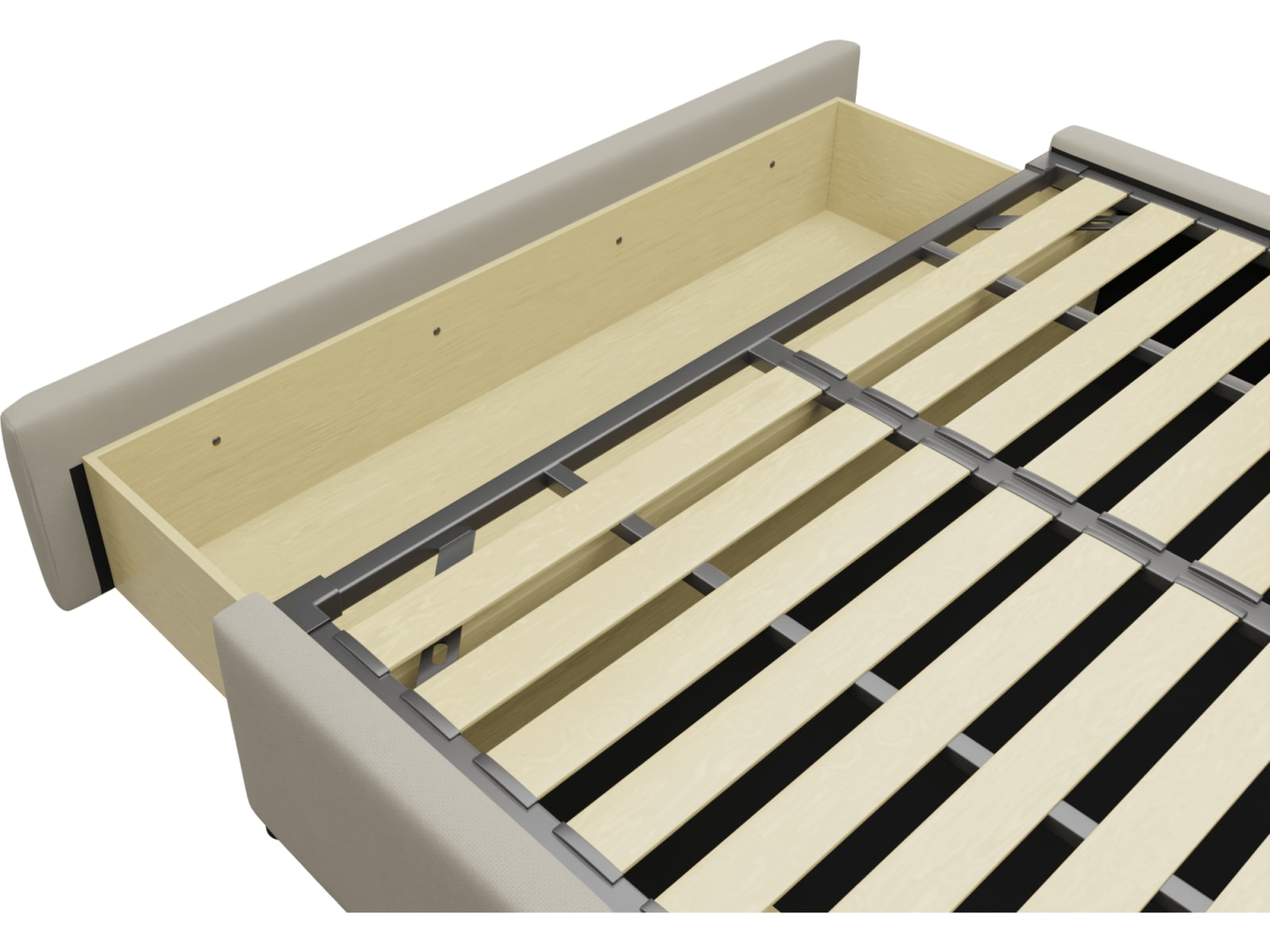 Aria Drawer Bed Plaza Natural color Plaza Natural