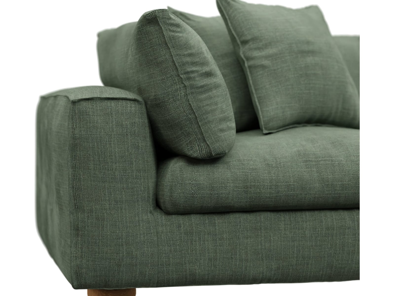Tully Tribute Dark Jade Corner Sofa Chair Module color Tribute Dark Jade