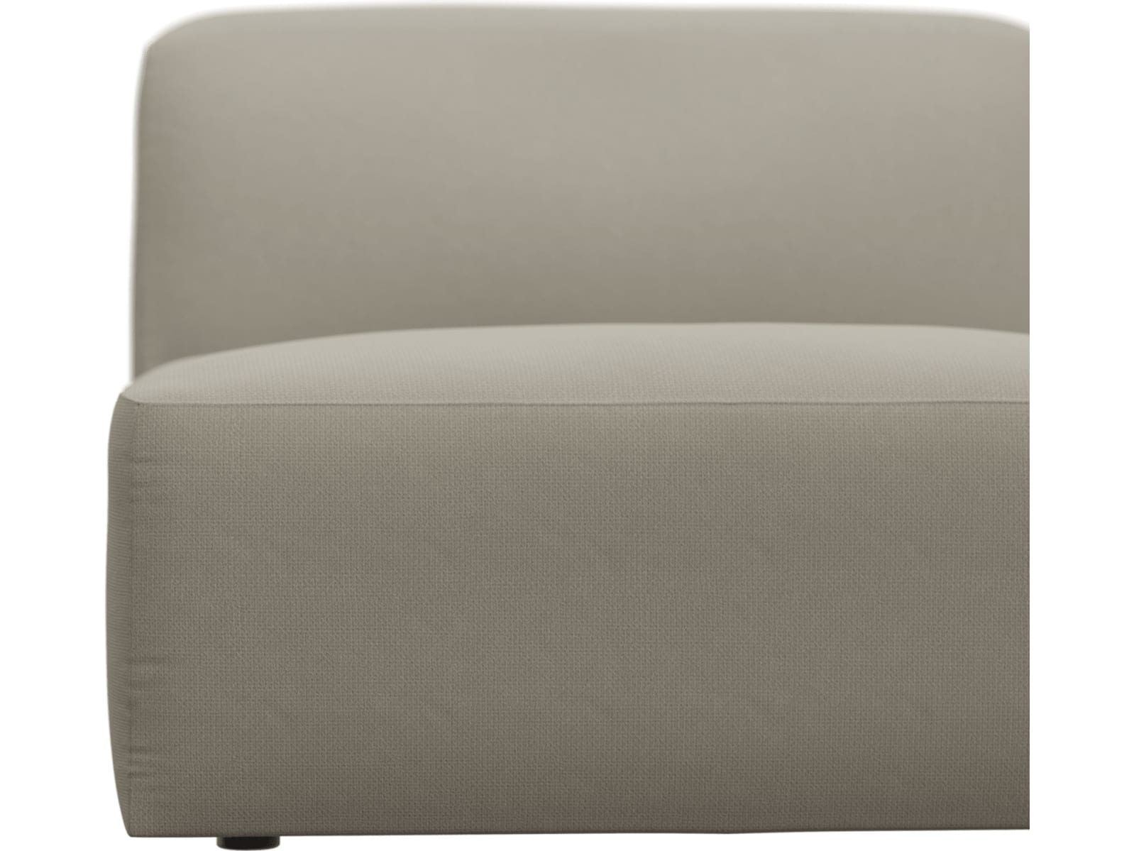 Copenhagen Plaza Natural Armless Chair Sofa Module color Plaza Natural