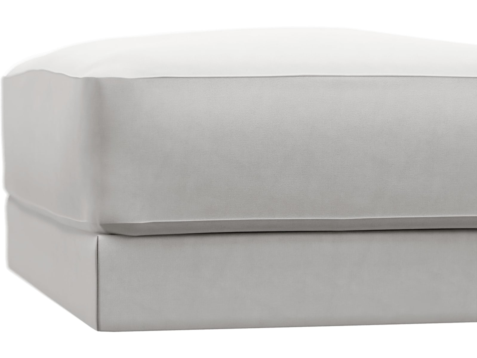 Monica Muse Frost Ottoman color Muse Frost