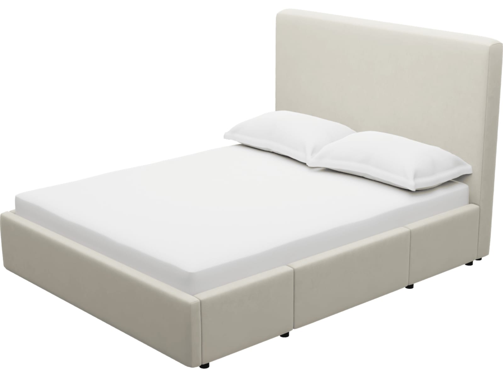 Aria Drawer Bed Muse Flax color Muse Flax