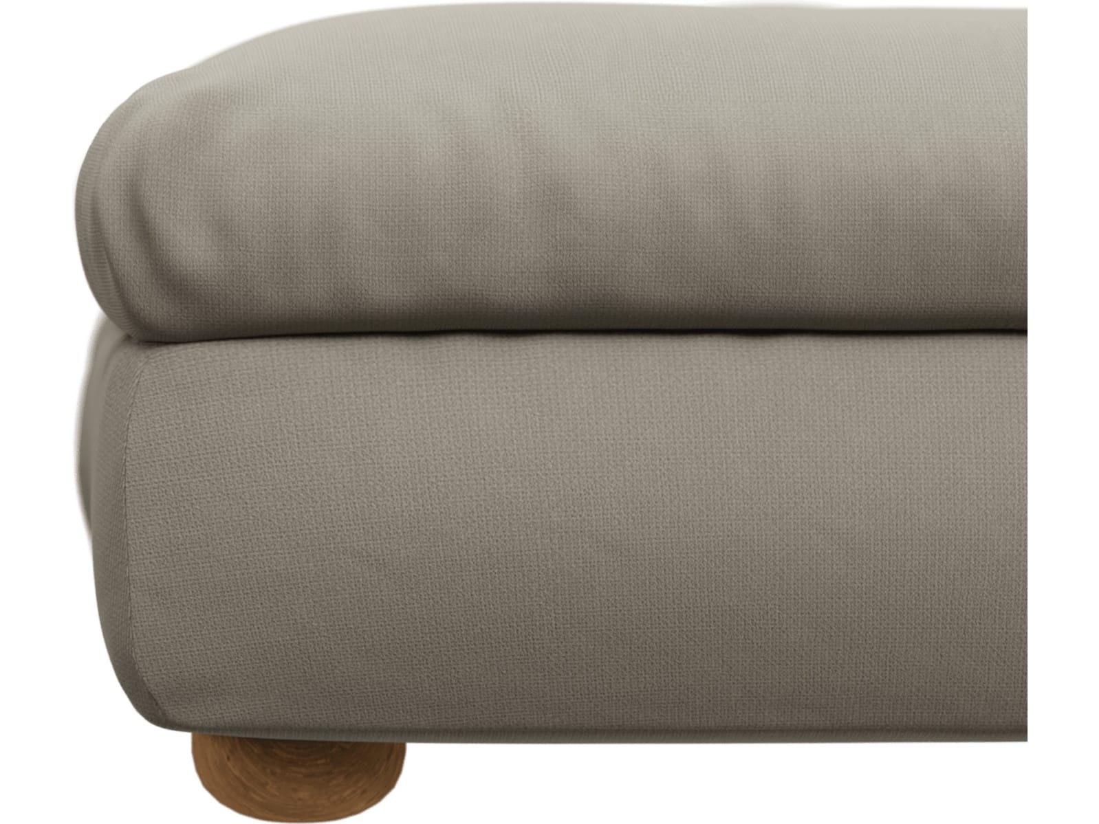 Tully Plaza Natural Ottoman color Plaza Natural