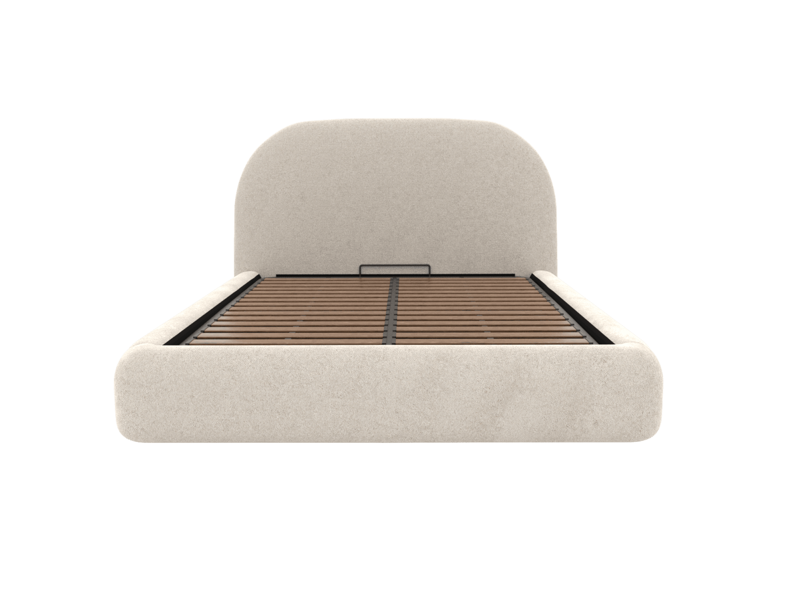 Capri Gas Lift Bed Avon Mineral color Avon Mineral