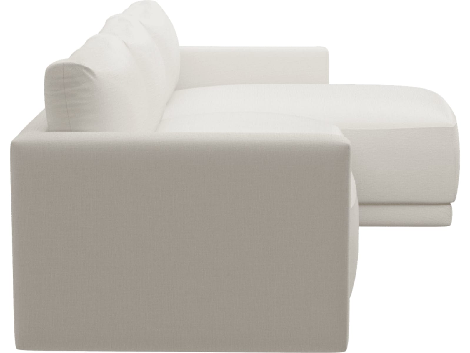 Haven Apt Tribute Ice Chaise Sofa color Tribute Ice