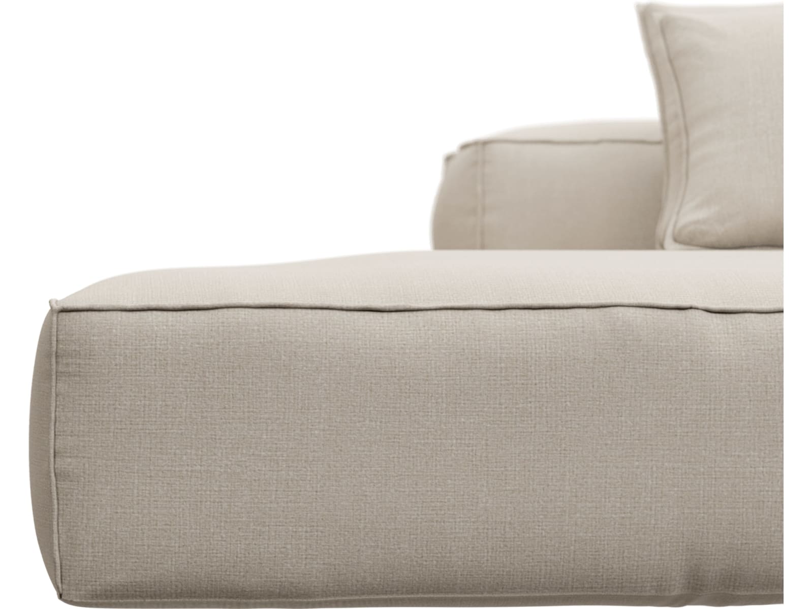 Riley Santa Fe Sand Modular Sofa - 1x Arm, 2x Armless, 1x Left Terminal color Santa Fe Sand