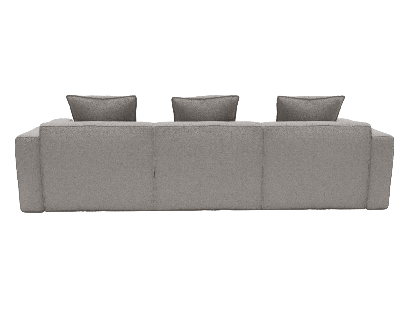 Riley Apt Boucle Pumice Sofa - 3 Seater color Boucle Pumice