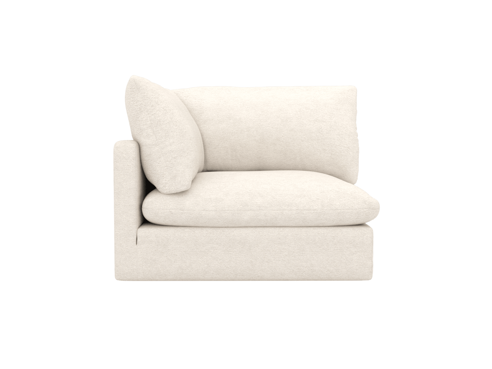 Willow Noa Fog Corner Sofa Module color Noa Fog