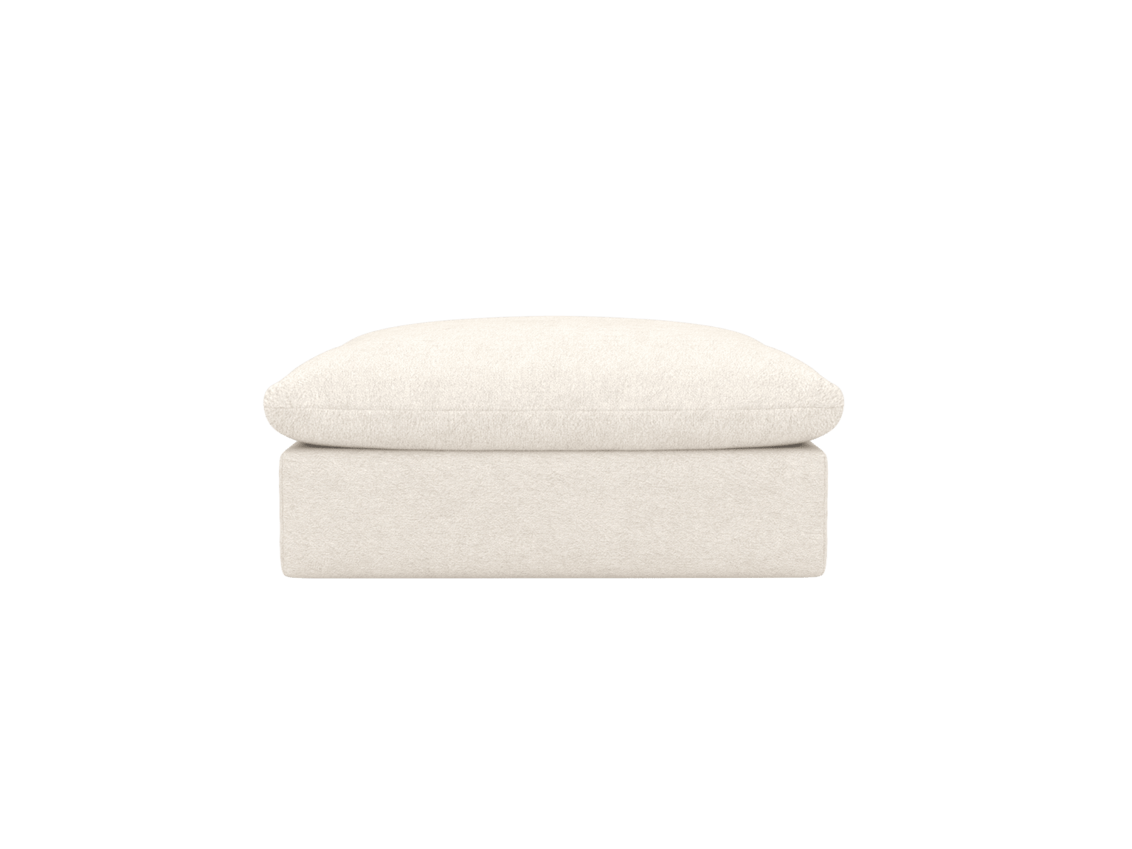 Willow Noa Fog Ottoman color Noa Fog
