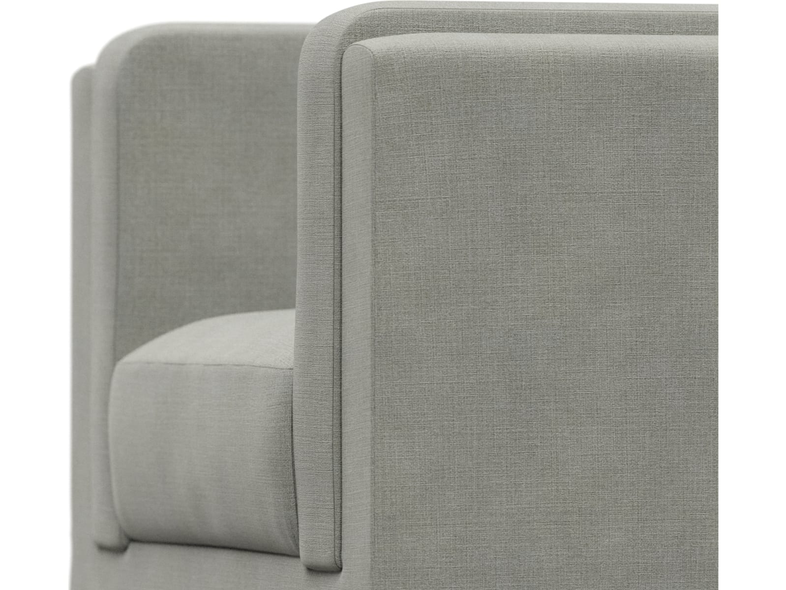 Hayes Toorak Pebble Armchair color Toorak Pebble