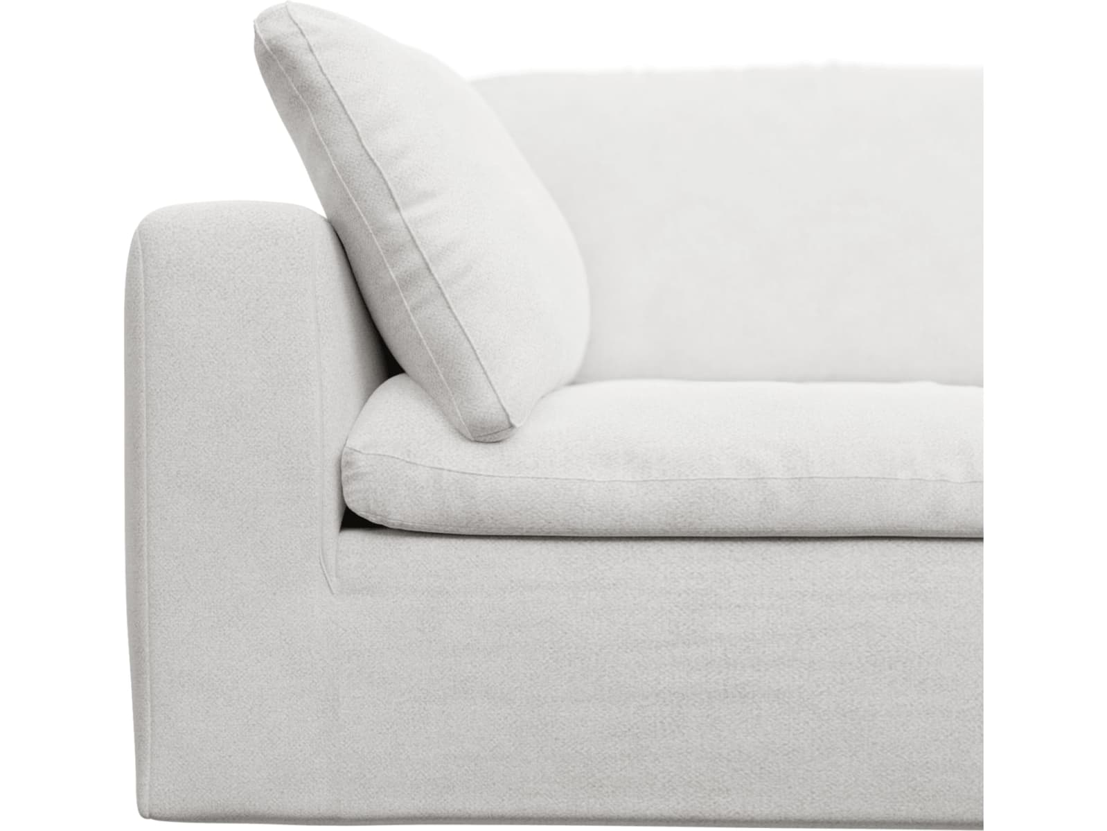 Cloud Deep Noa Fog Modular Sofa - 4 Piece color Noa Fog