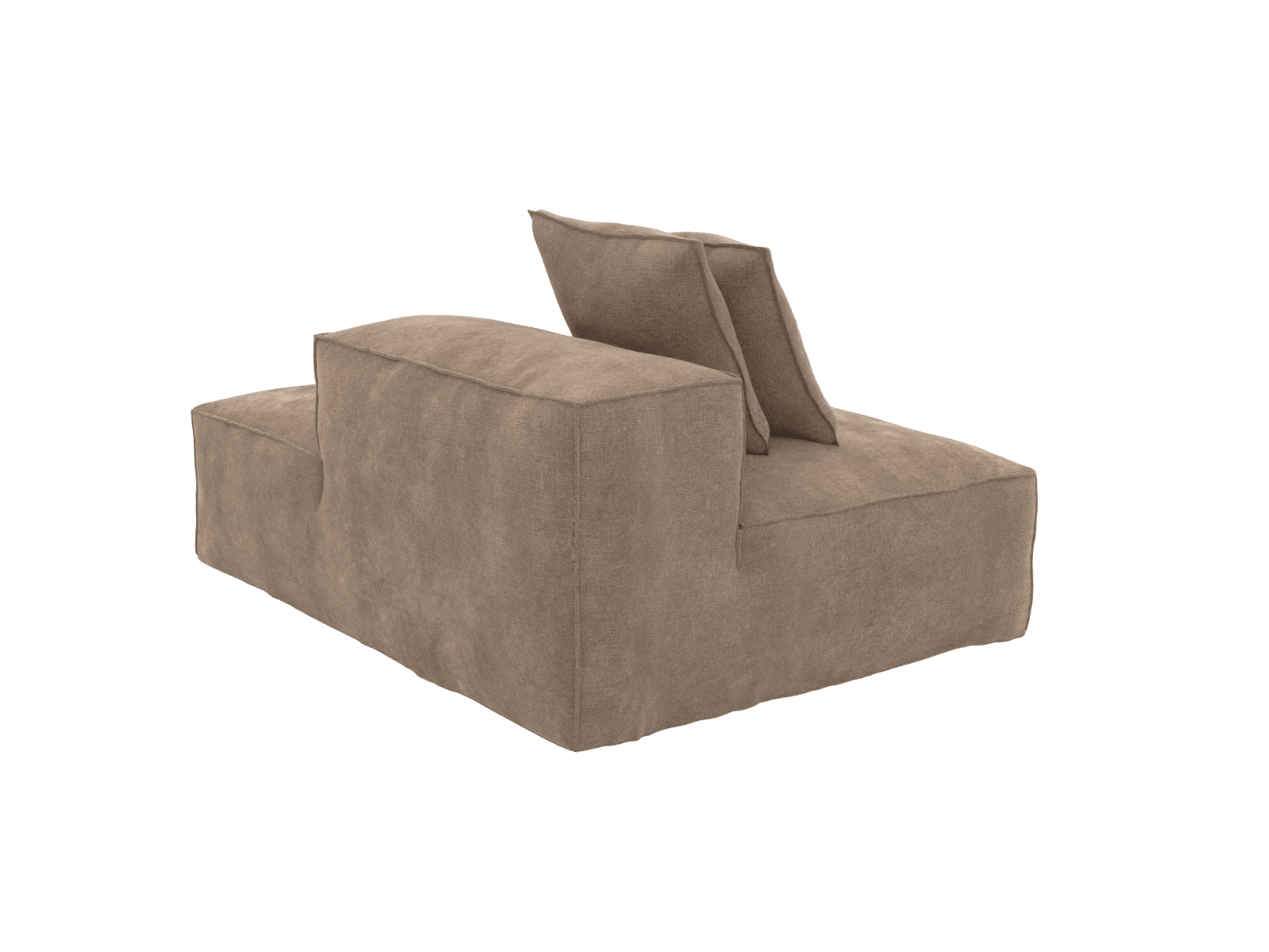 Riley Tribute Walnut Terminal Right Sofa Module color Tribute Walnut