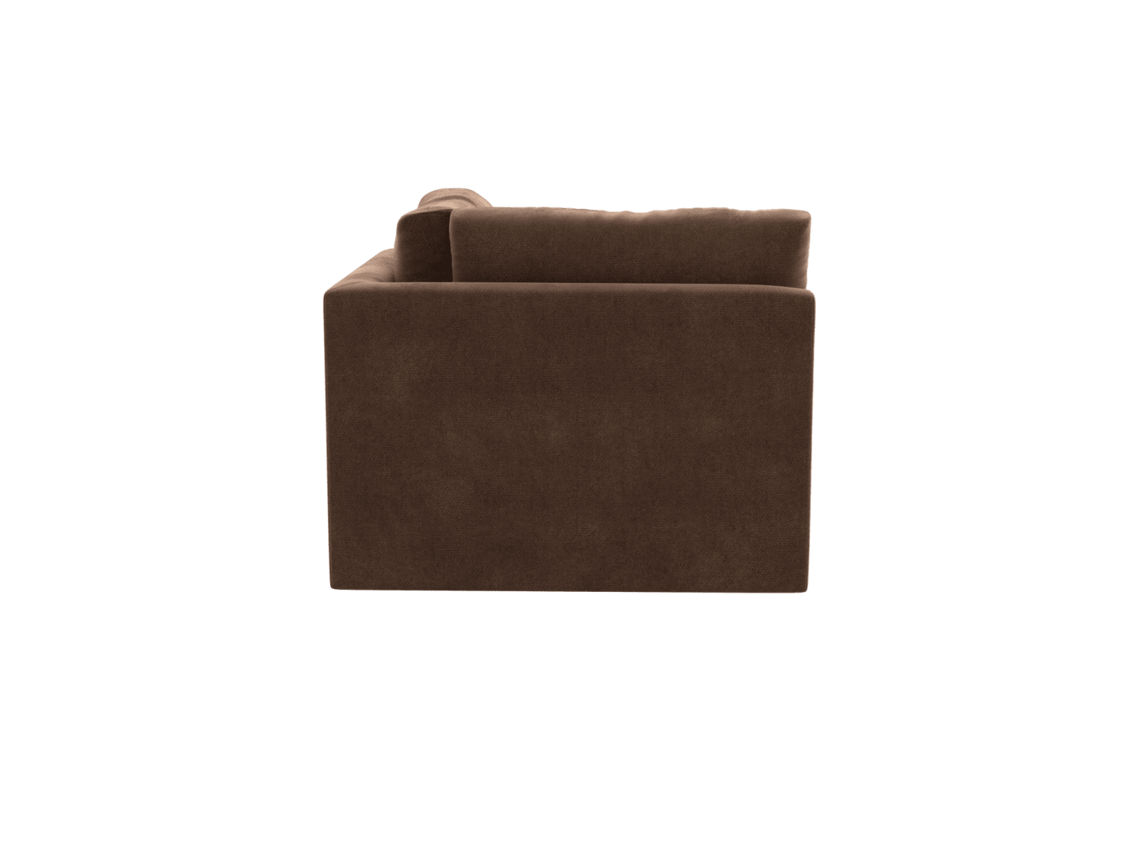 Haven Muse Chocolate Corner Sofa Module color Muse Chocolate
