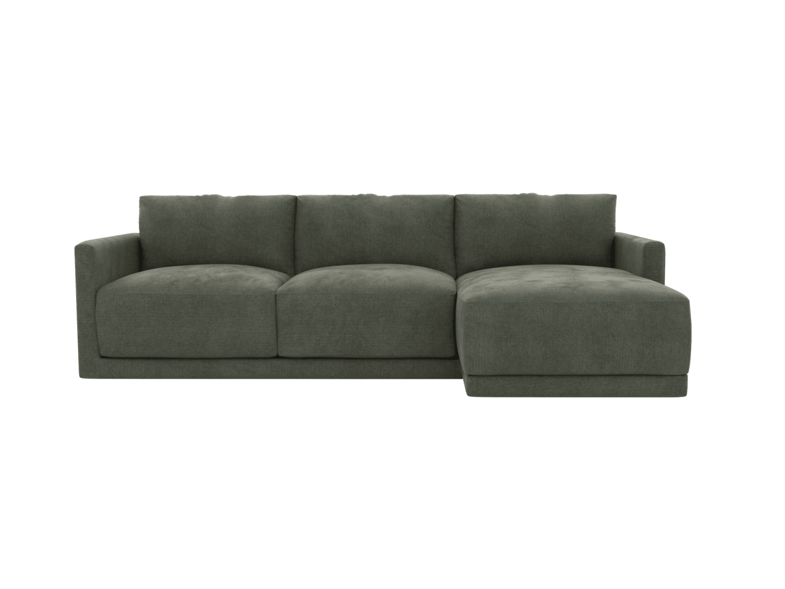 Haven Tribute Dark Jade 3 Seater Chaise Sofa color Tribute Dark Jade