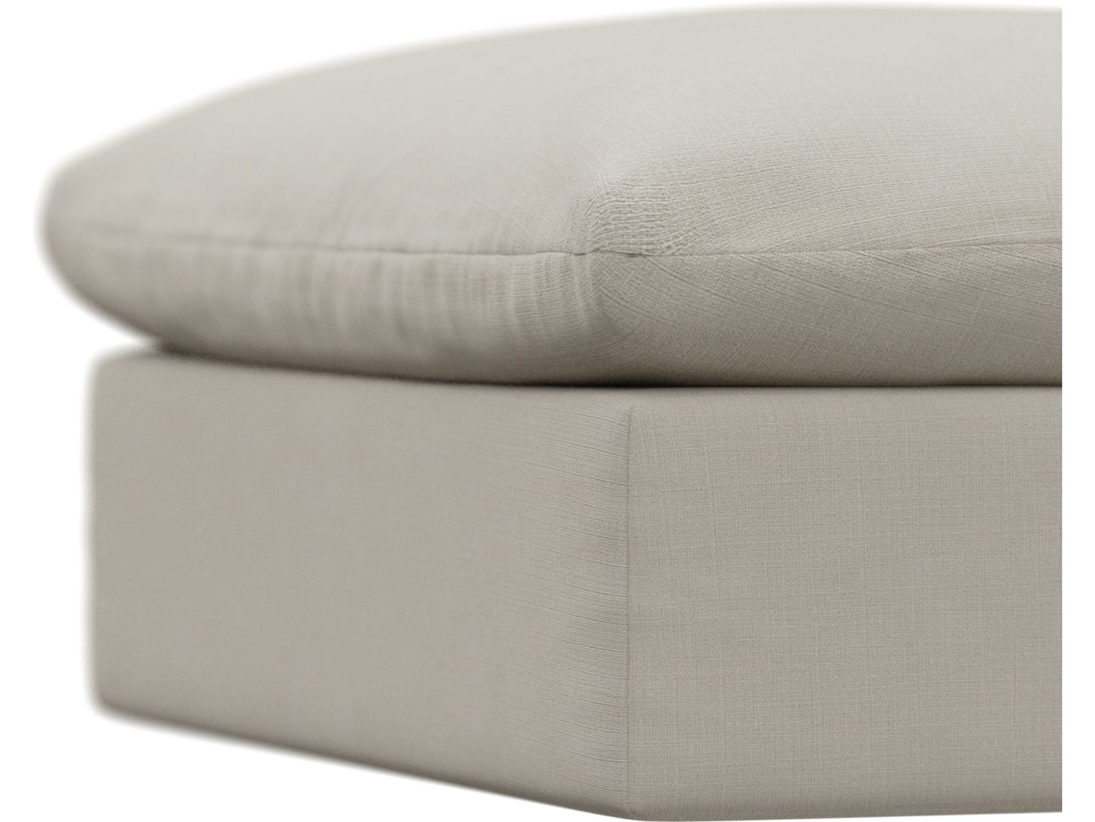 Willow Toorak Pearl Ottoman color Toorak Pearl
