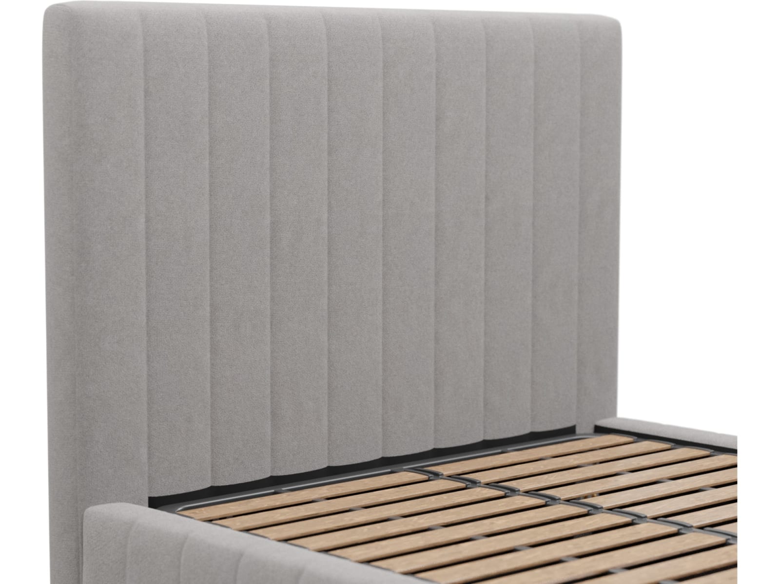 Brentwood Gas Lift Bed View Steel color View Steel