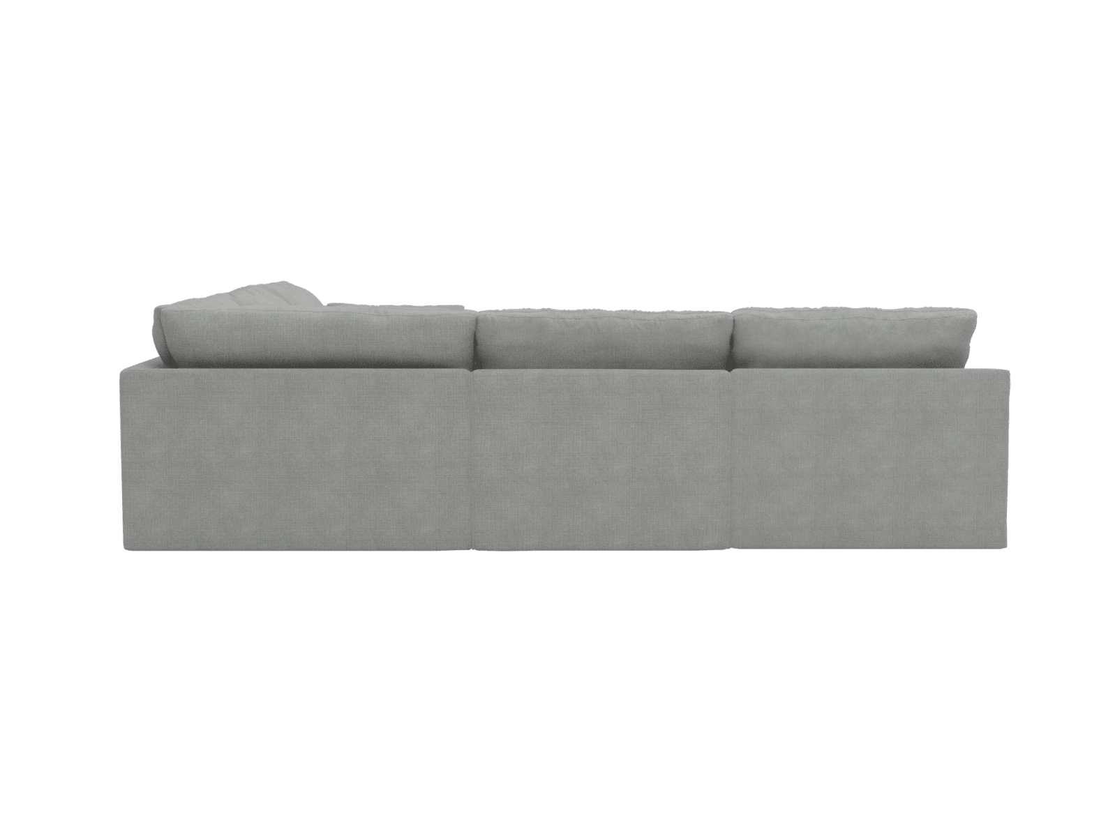Retreat Toorak Pebble Corner Sofa - 5 Seater color Toorak Pebble