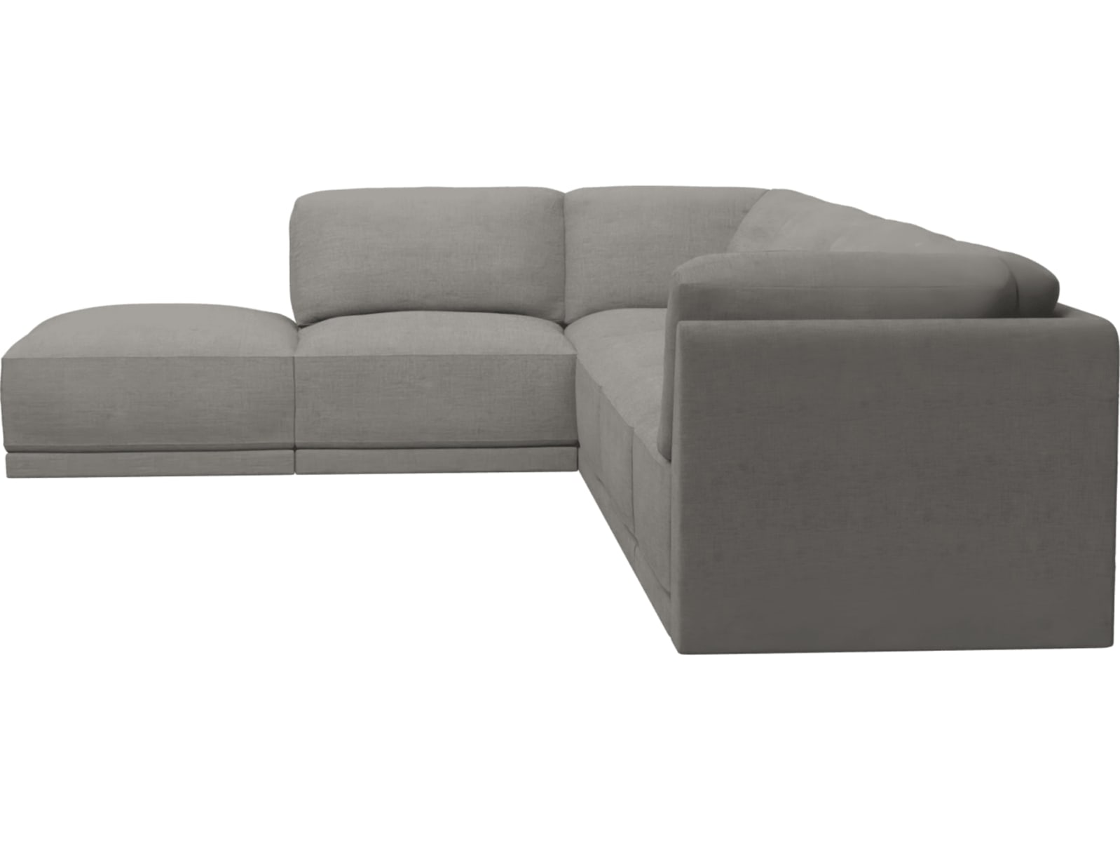 Emily Modular Sofa Isla Soft Grey - 6 Piece color Isla Soft Grey