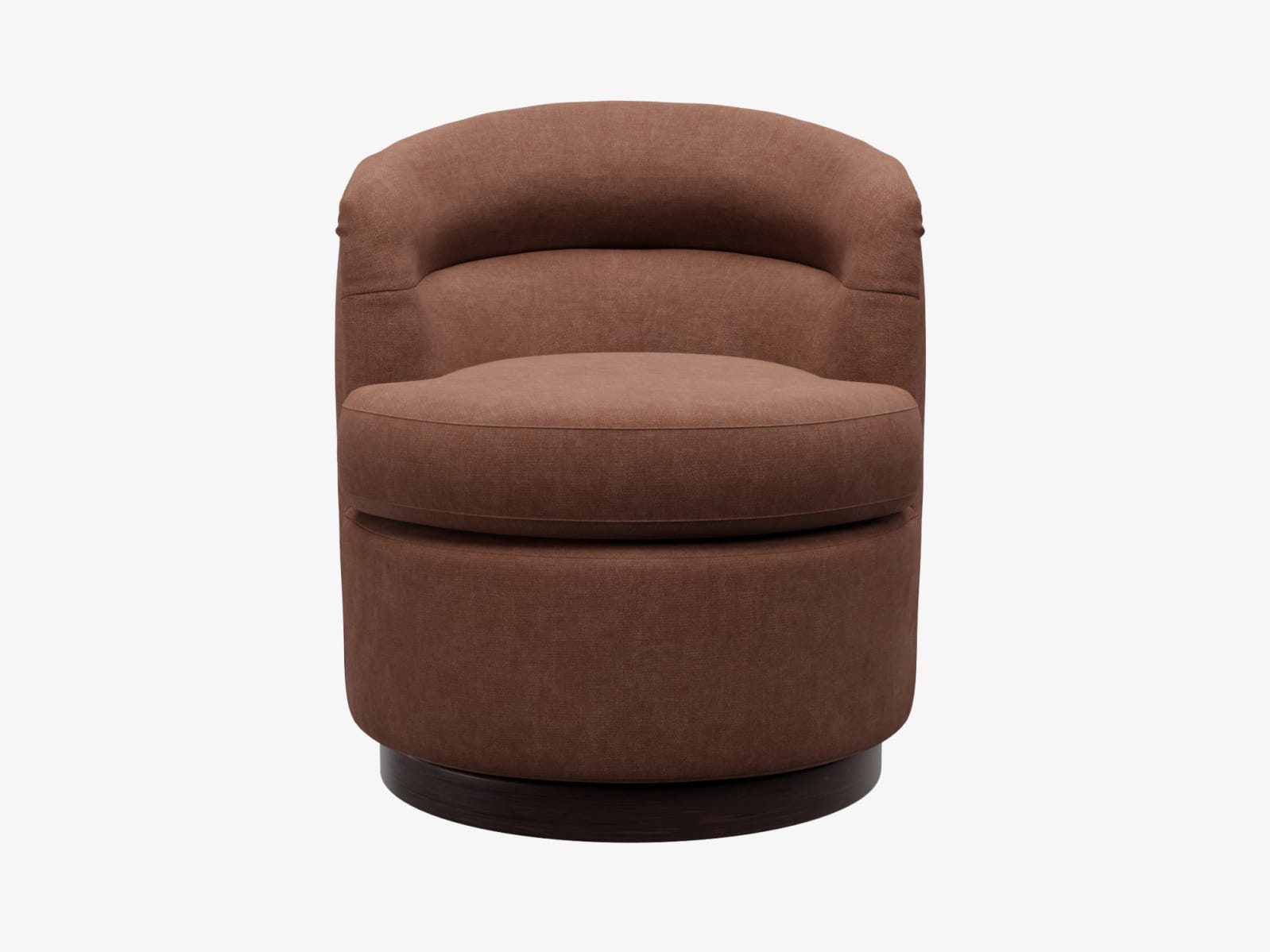 Penelope Swivel Chair Muse Rust color Muse Rust