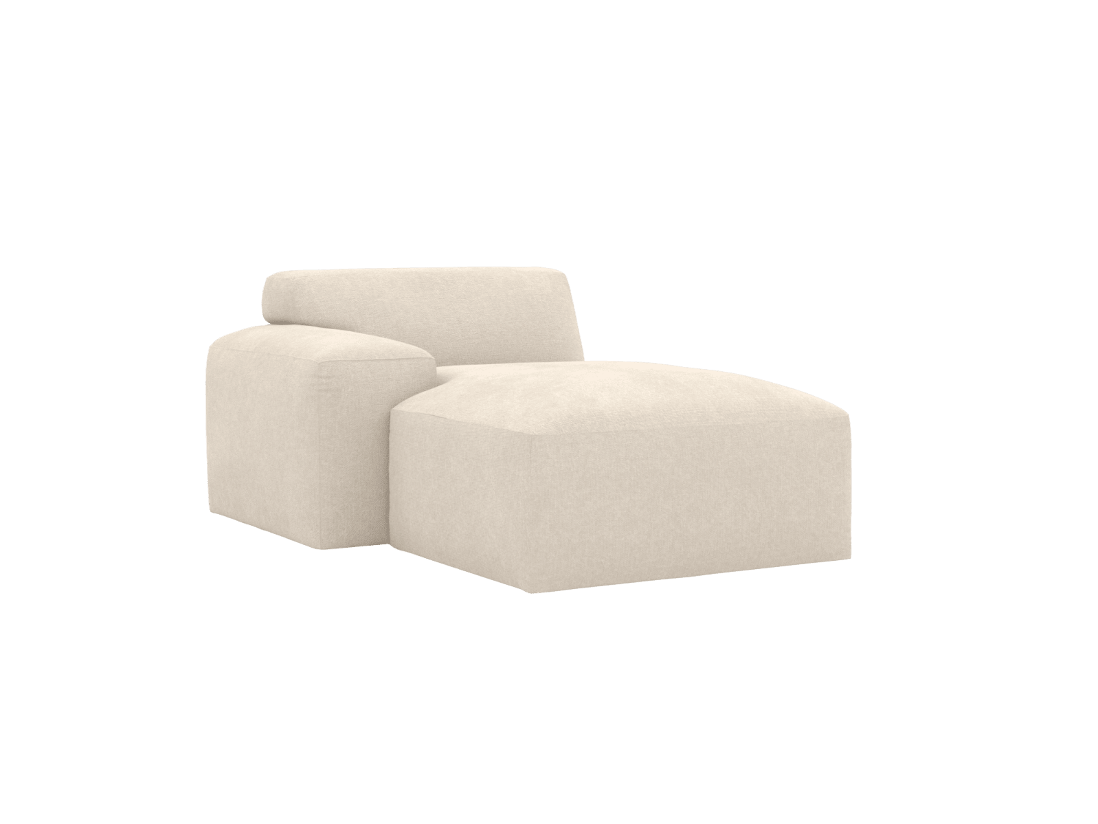 Copenhagen Tribute Shell Left Arm Facing Chaise Module color Tribute Shell