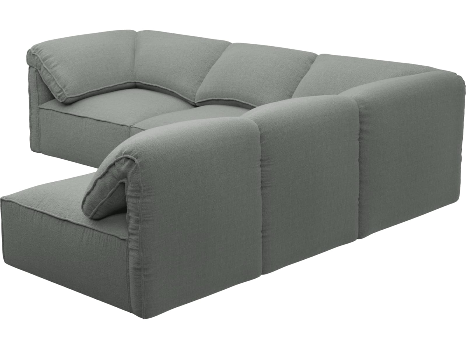 Kai Tribute Storm Modular Sofa - 5 Seater color Tribute Storm