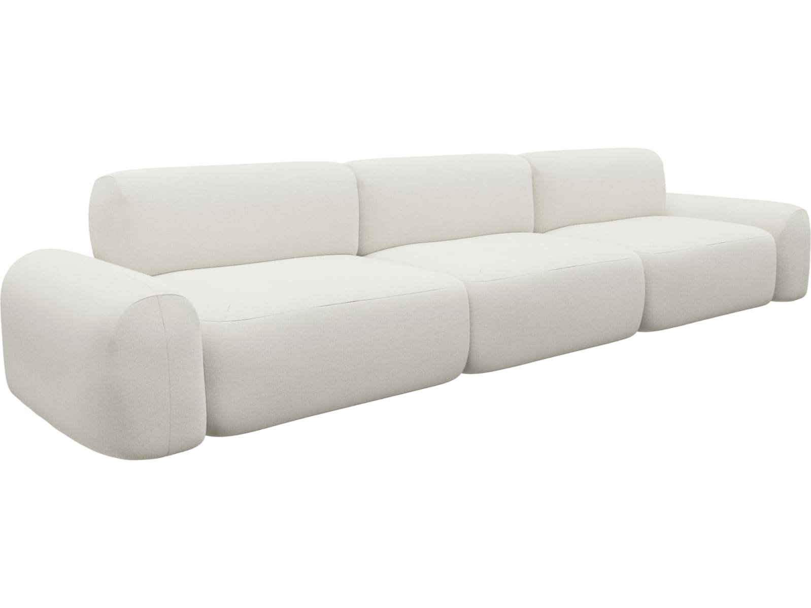 Beckett Tribute Shell Modular Sofa - 3 Seater color Tribute Shell