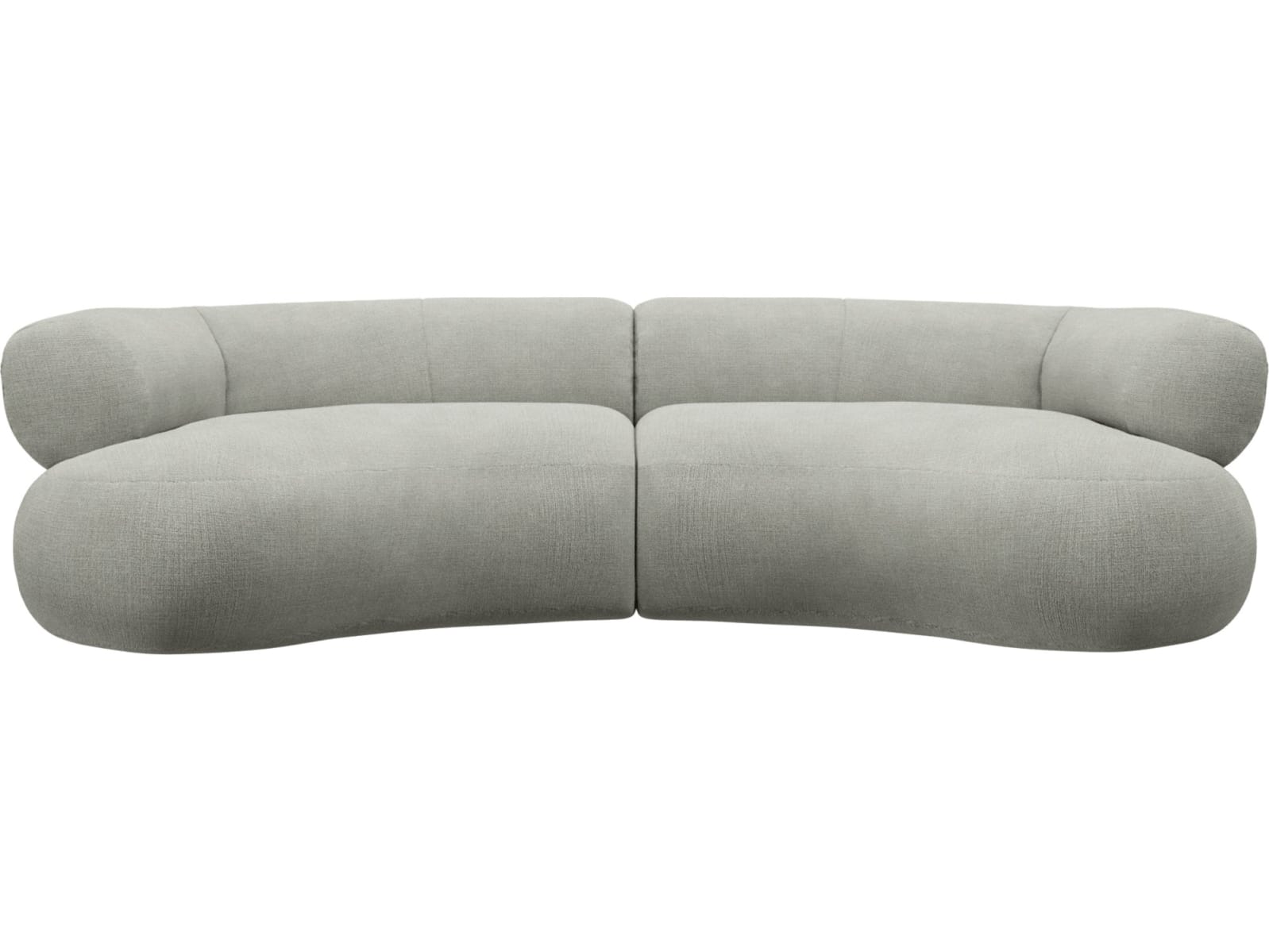 Colette Toorak Pebble Sofa - 3 Seater color Toorak Pebble
