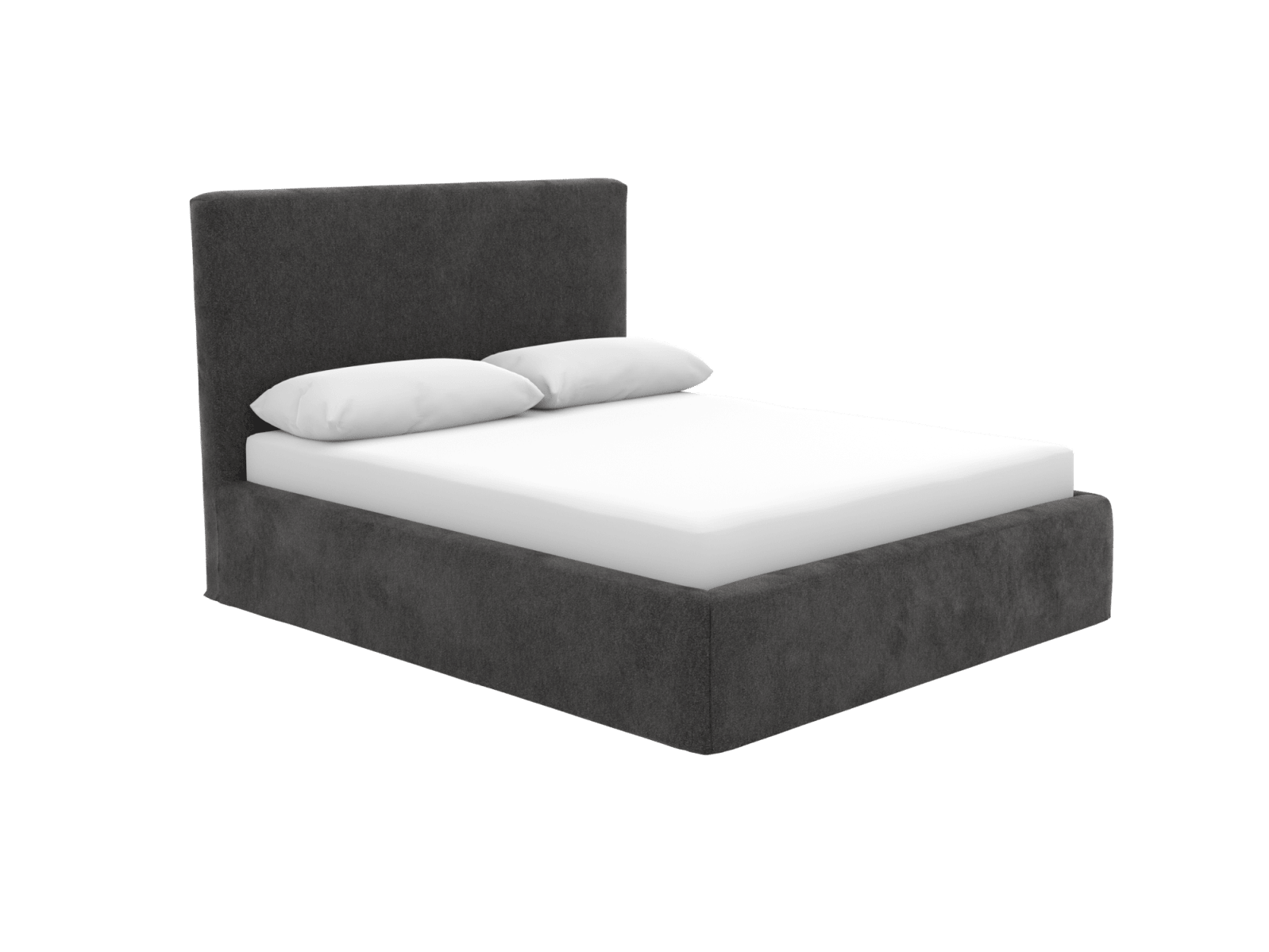 Willow Gas Lift Bed California Charcoal color California Charcoal
