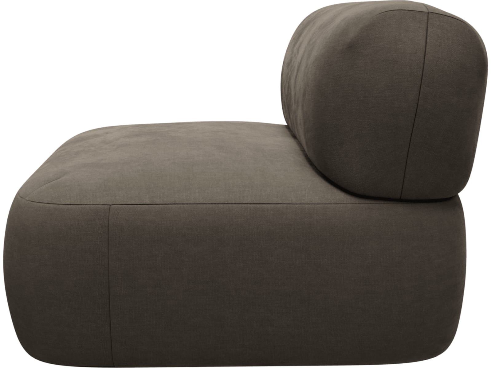 Beckett Muse Mink Sofa Module Armless color Muse Mink