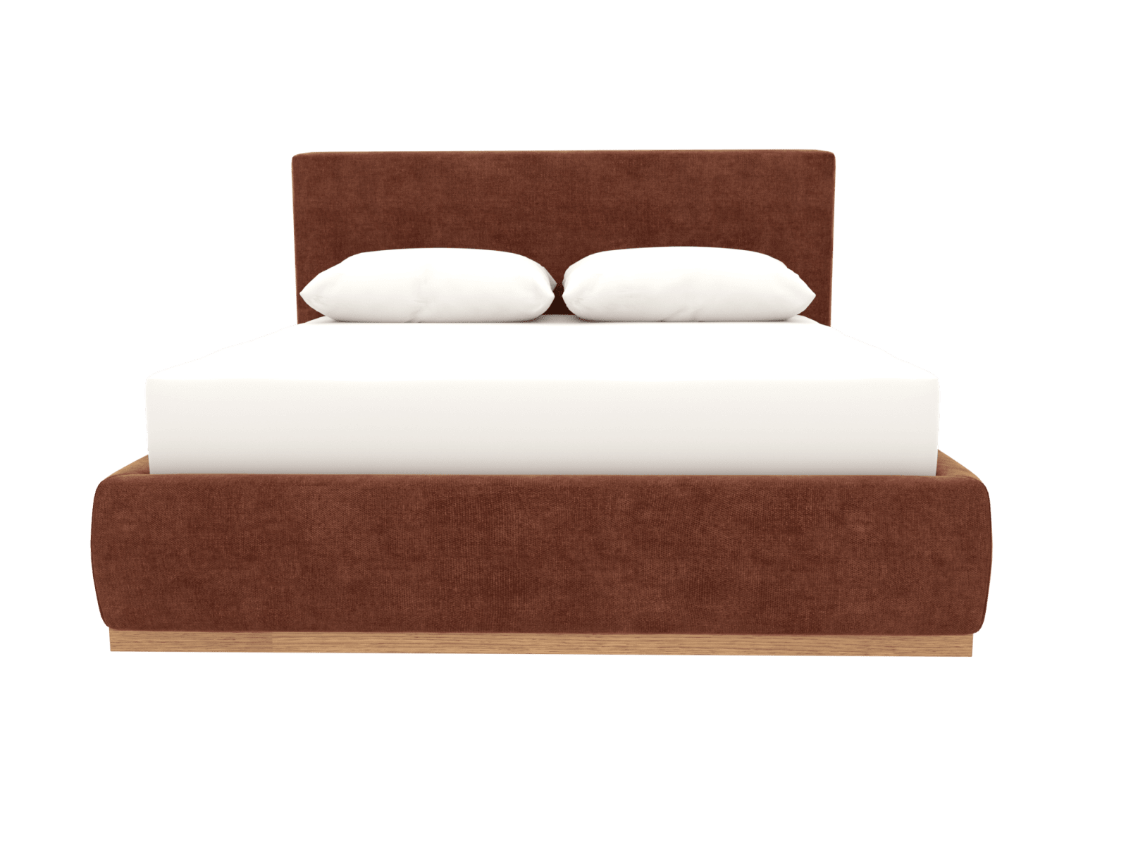 Haven Gas Lift Bed Muse Rust King color Muse Rust