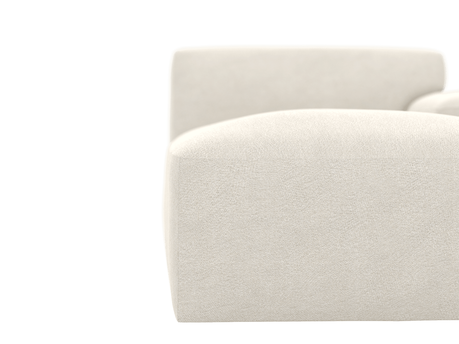 Copenhagen California Ivory Right Arm Facing Chaise Module color California Ivory