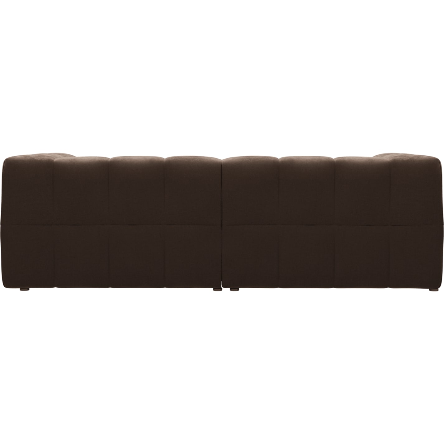 Lucello Muse Chocolate Modular Sofa - 2 Piece color Muse Chocolate