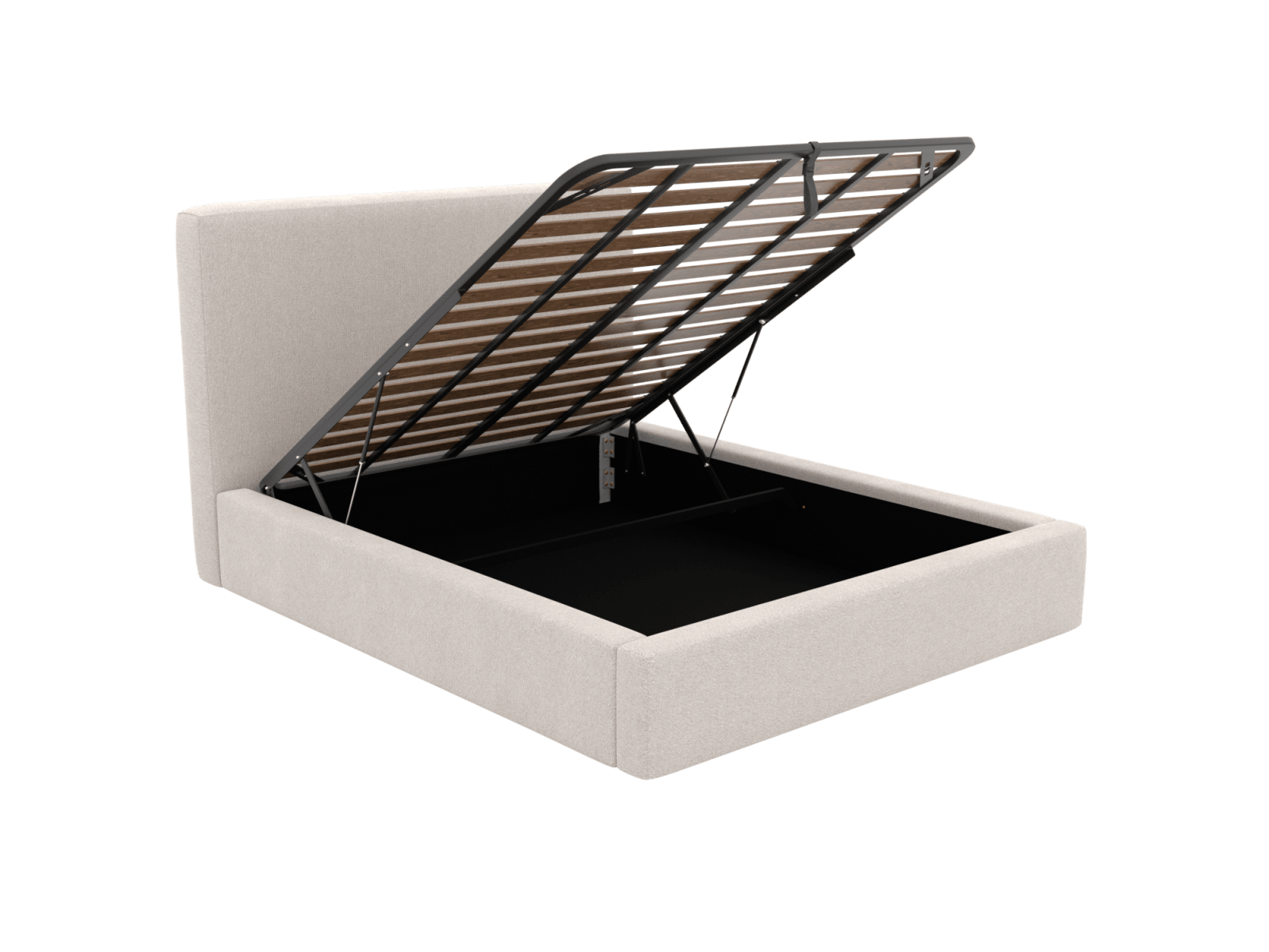 Felix Gas Lift Bed Toorak Pearl color Toorak Pearl