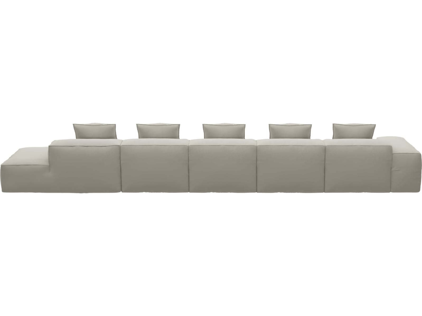 Riley Noa Desert Modular Sofa - 1x Arm, 4x Armless, 1x Right Terminal color Noa Desert