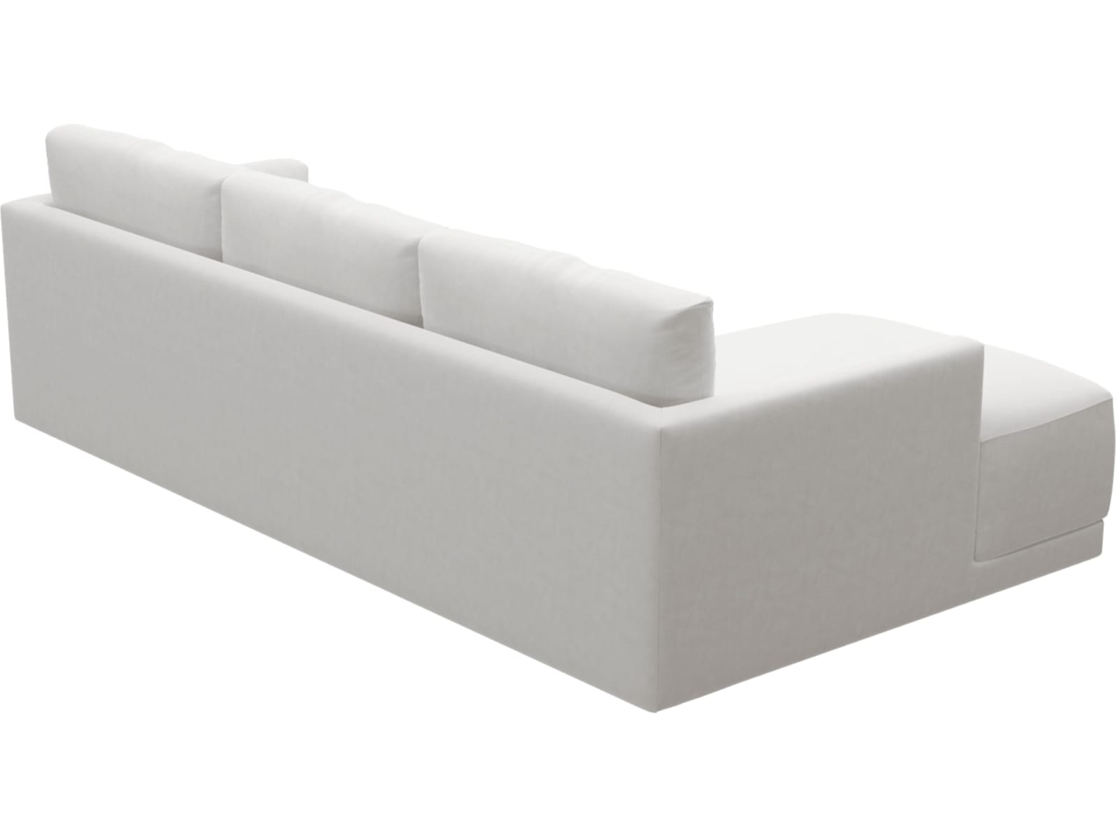 Haven Apt Muse Frost Chaise Sofa color Muse Frost