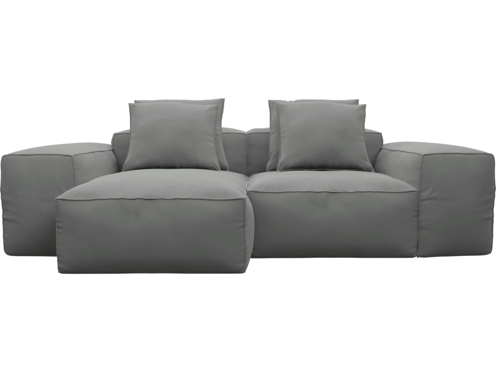 Riley Maya Flint Modular Sofa - 2 Seater Chaise color Maya Flint