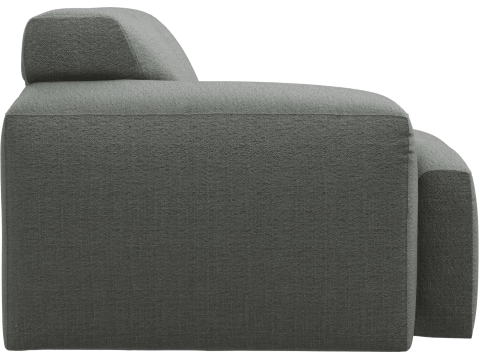 Copenhagen Tribute Storm Left Arm Facing Sofa Module color Tribute Storm