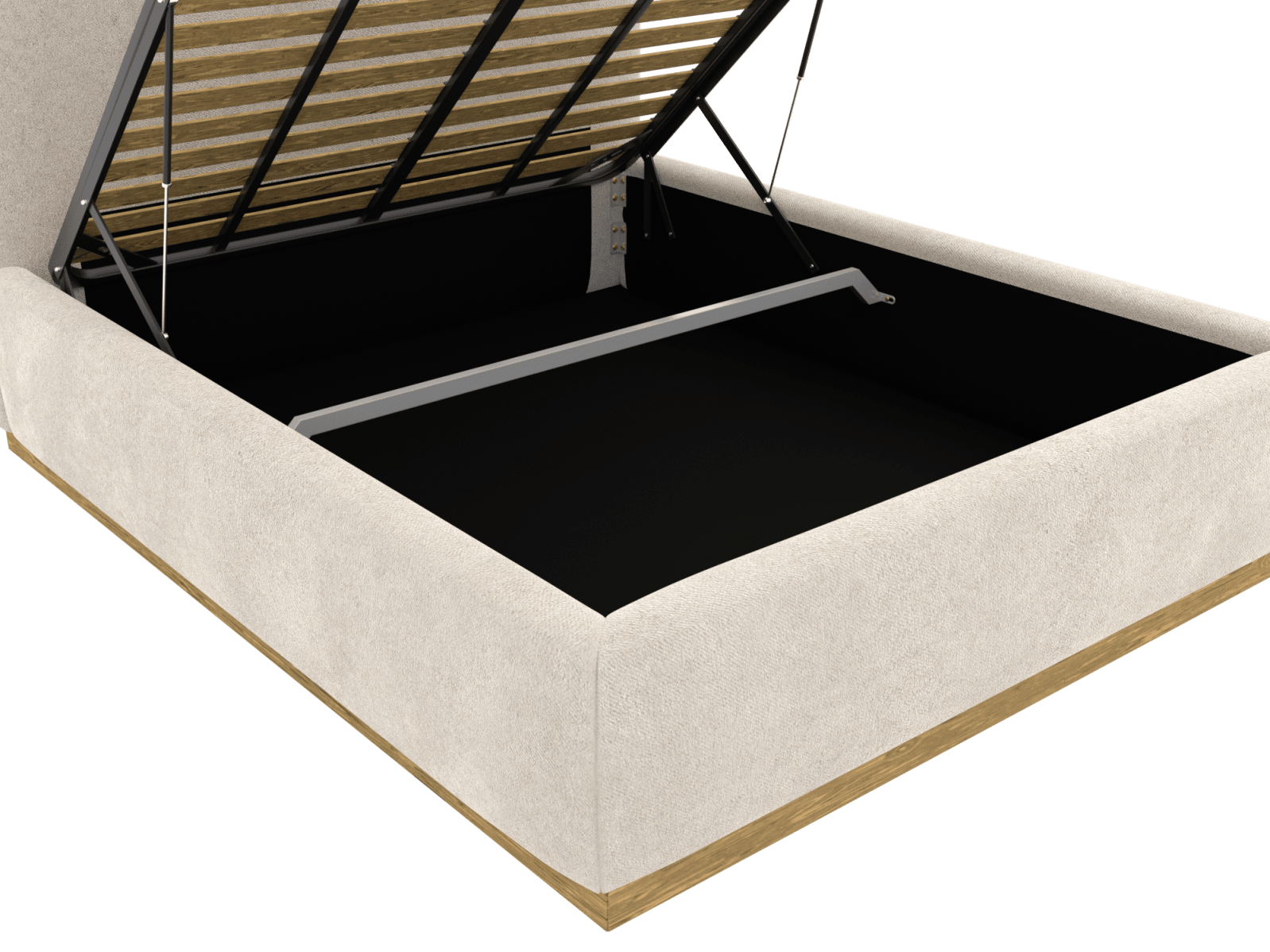 Haven Gas Lift Bed Avon Mineral color Avon Mineral