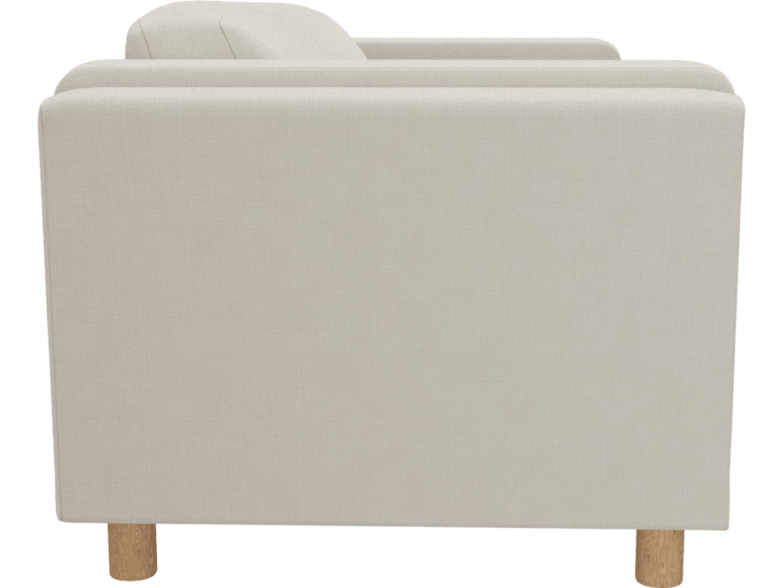 Hayes Toorak Pearl Sofa - 3 Seater color Toorak Pearl