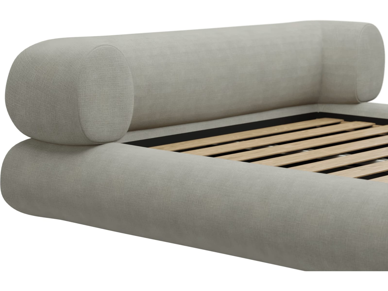 Frankie Bed Toorak Pebble color Toorak Pebble