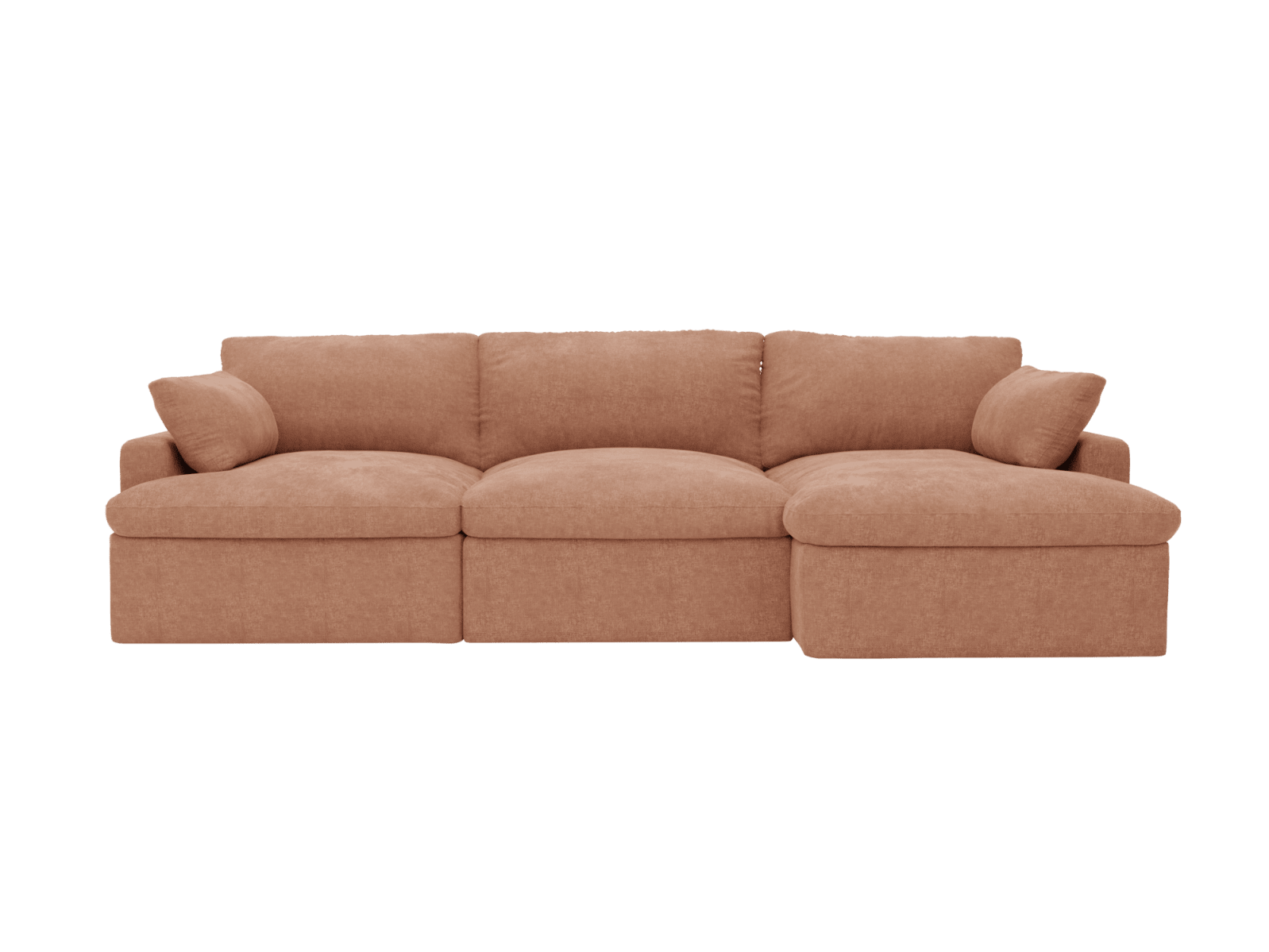 Retreat Muse Dusk Chaise Sofa - 3 Seater color Muse Dusk
