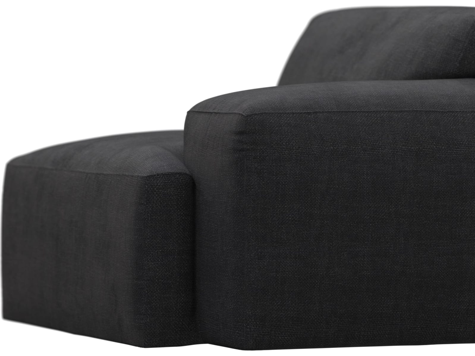 Copenhagen Plaza Flint Grey Right Arm Facing Sofa Module color Plaza Flint Grey