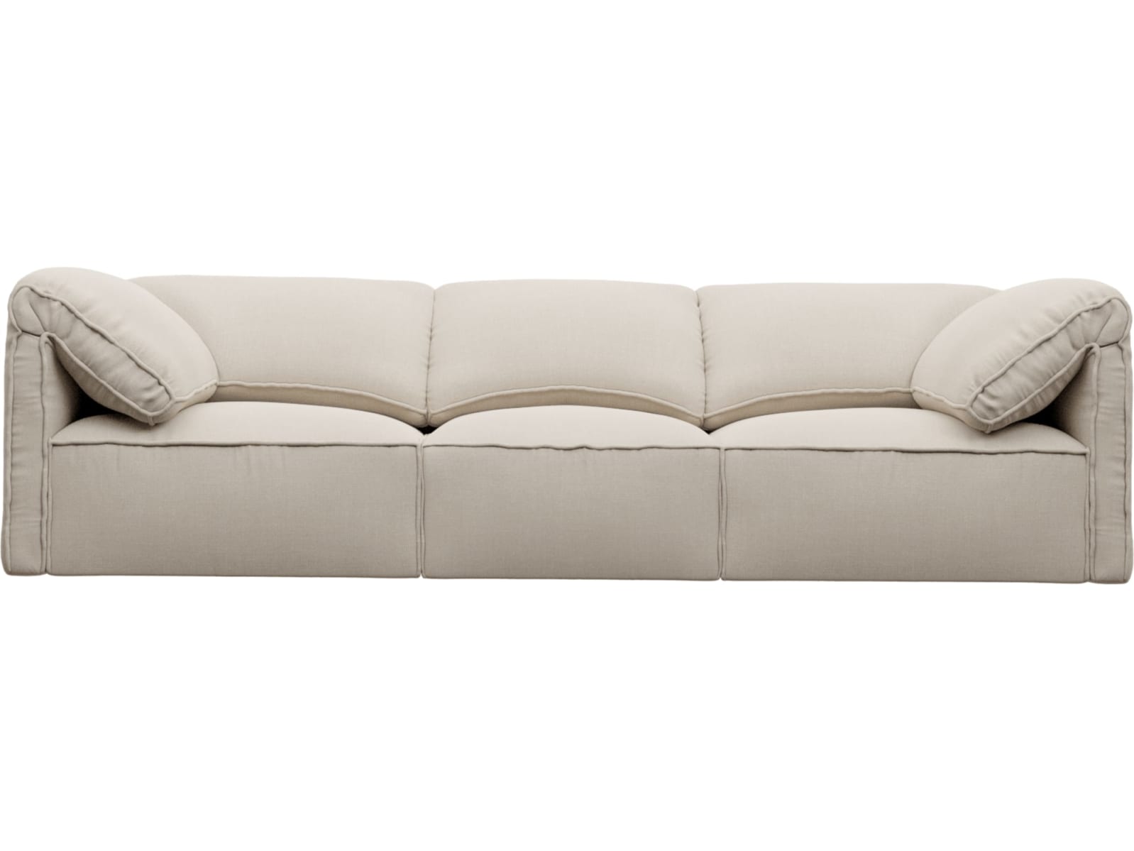 Kai Santa Fe Sand Modular Sofa - 3 Seater color Santa Fe Sand