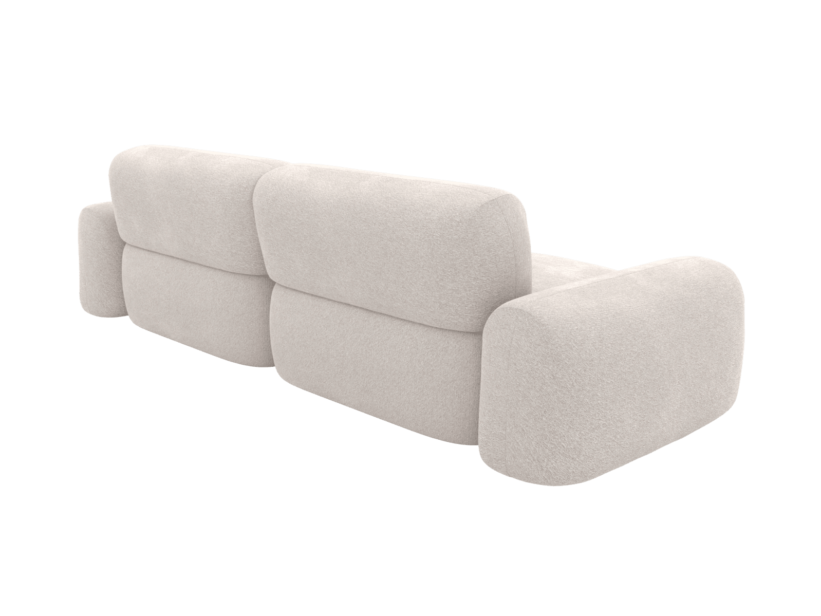 Beckett Toorak Pearl Modular Sofa - 2 Seater color Toorak Pearl